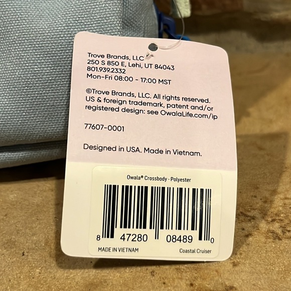 Owala Crossbody Light Blue Polyester Bottle Carrier - Picture 4 of 9